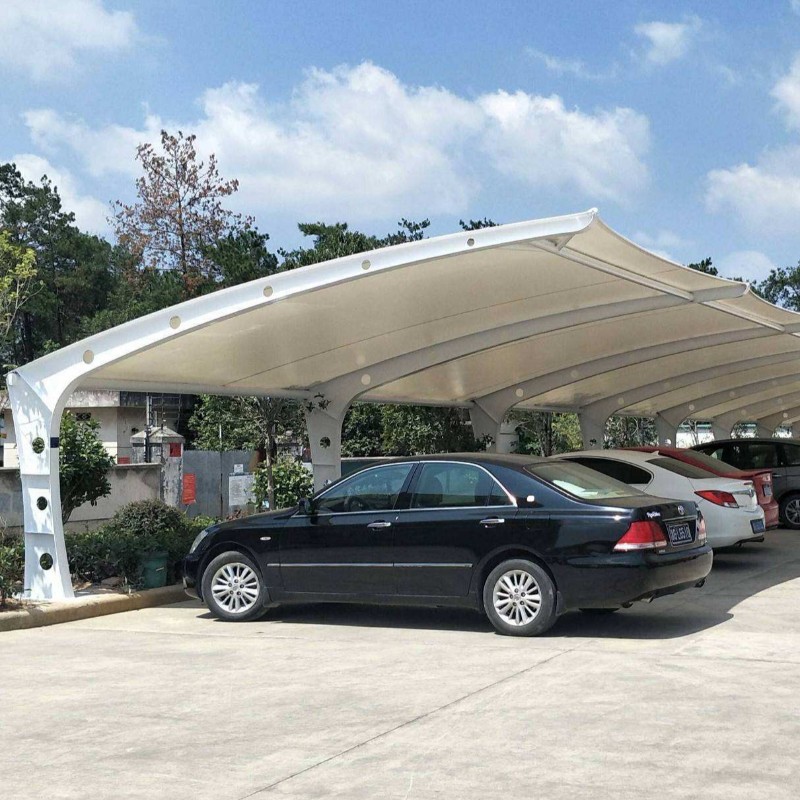 Προκατασκευασμένο χαλύβδινο πλαίσιο 10 χώρος στάθμευσης αυτοκινήτων σκηνή σκιά δομή προς πώληση